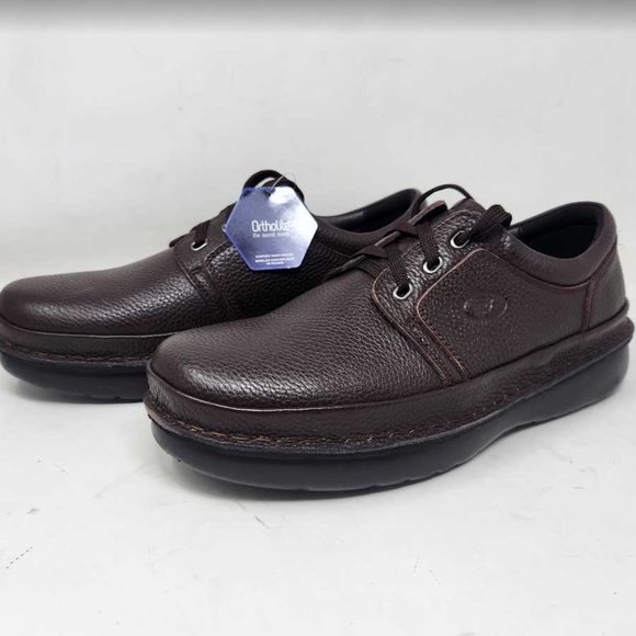 Men\'s 14  Propét villager lace up oxford  brown walking orthopedic shoes M4070 main image 11